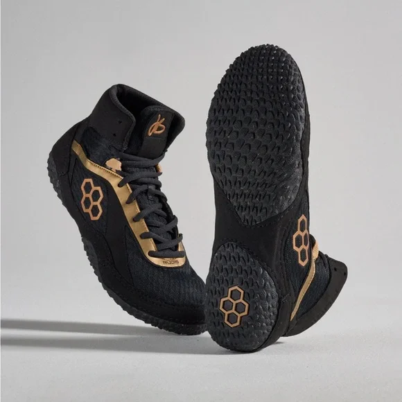 Rudis Jordan Burroughs all I see is gold new with tags wrestling shoes